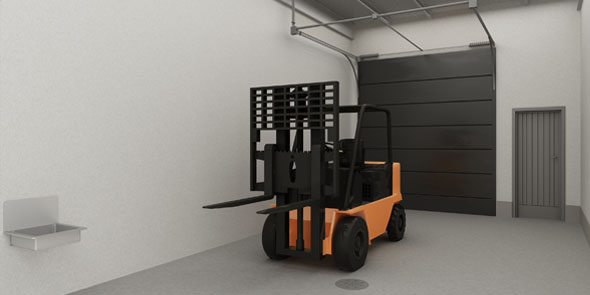 Vuokrahalli B sisätila